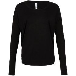 Bella Canvas Flowy Long Sleeve T-Shirt With 2X1 Sleeves